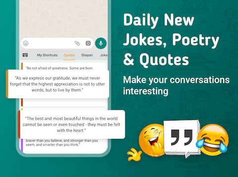 Daily new jokes, poetry and quotes to make your conversation interesting